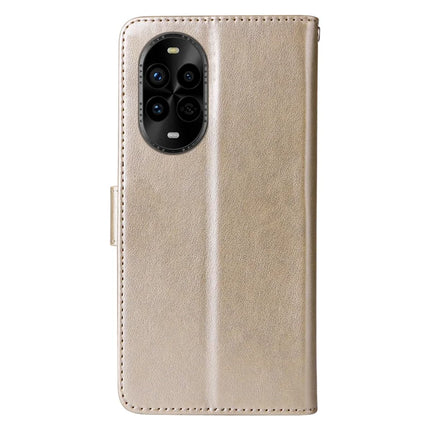 For Huawei nova 13 Pro 5G Leather Case Butterfly Floral Imprint Wallet Stand Cover