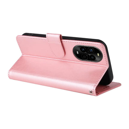 For Huawei nova 13 Pro 5G Leather Case Butterfly Floral Imprint Wallet Stand Cover