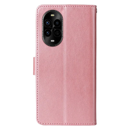 For Huawei nova 13 Pro 5G Leather Case Butterfly Floral Imprint Wallet Stand Cover
