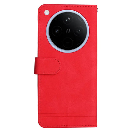 For Oppo Find X8 5G Wallet Case Skin Touch Leather Phone Cover Tree Pattern Hardware