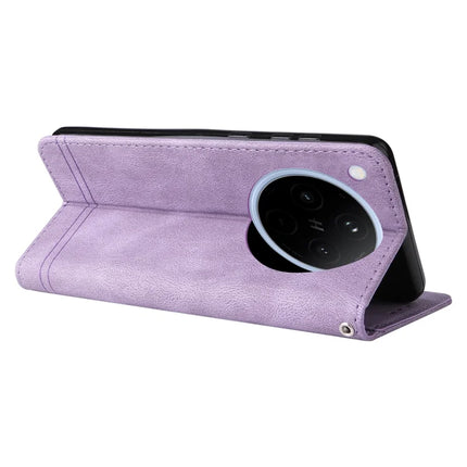 For Oppo Find X8 5G Wallet Case Skin Touch Leather Phone Cover Tree Pattern Hardware