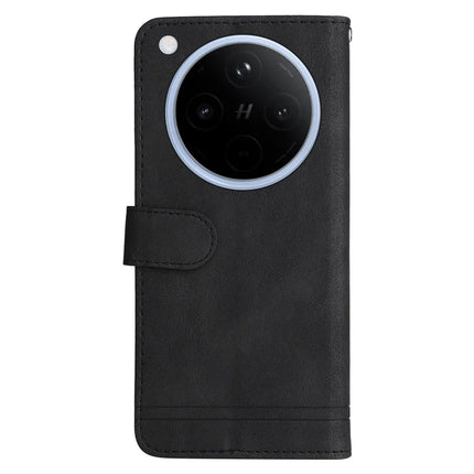 For Oppo Find X8 5G Wallet Case Skin Touch Leather Phone Cover Tree Pattern Hardware
