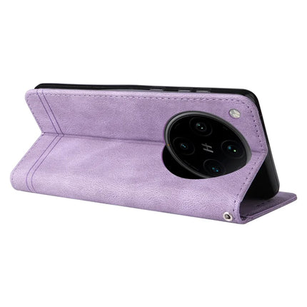 For Oppo Find X8 Pro 5G Wallet Case Skin Touch Leather Phone Cover Tree Pattern Hardware