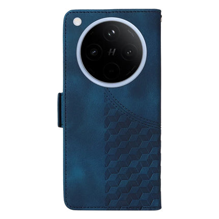 For Oppo Find X8 5G Case PU Leather Phone Cover Rhombus Starry Imprinted
