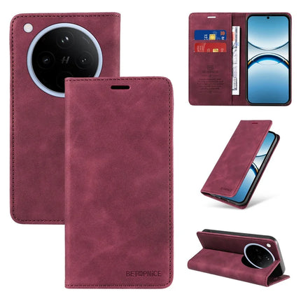 BETOPNICE 003 For Oppo Find X8 5G Wallet Case Leather Phone Cover with Stand