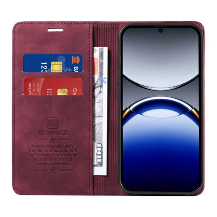 BETOPNICE 003 For Oppo Find X8 Pro 5G Wallet Case Leather Phone Cover with Stand
