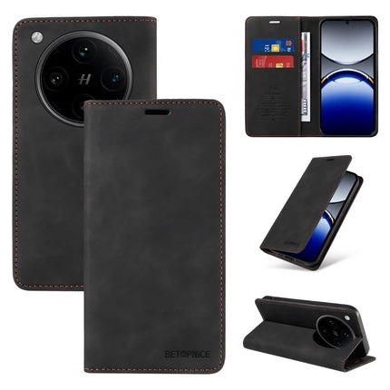 BETOPNICE 003 For Oppo Find X8 Pro 5G Wallet Case Leather Phone Cover with Stand
