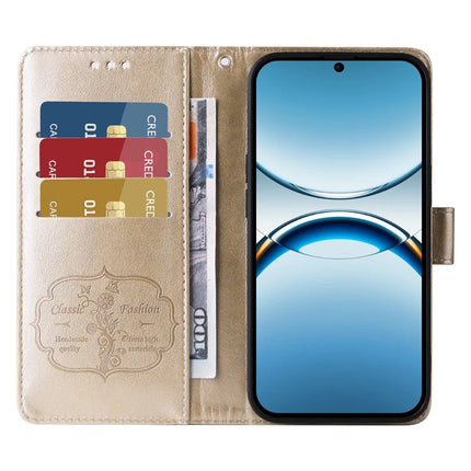 For Oppo Find X8 5G Leather Case Butterfly Floral Imprint Wallet Stand Cover
