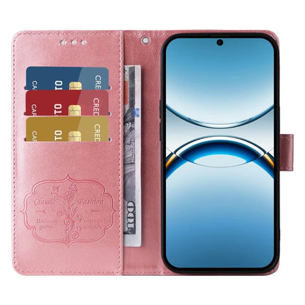 For Oppo Find X8 5G Leather Case Butterfly Floral Imprint Wallet Stand Cover