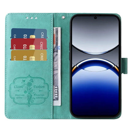 For Oppo Find X8 Pro 5G Leather Case Butterfly Floral Imprint Wallet Stand Cover