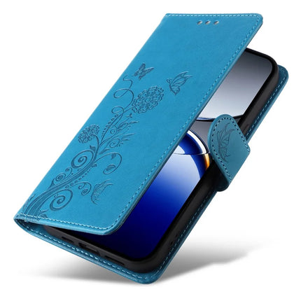 For Oppo Find X8 Pro 5G Leather Case Butterfly Floral Imprint Wallet Stand Cover