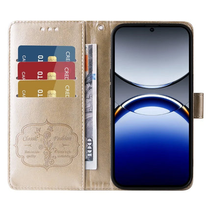 For Oppo Find X8 Pro 5G Leather Case Butterfly Floral Imprint Wallet Stand Cover