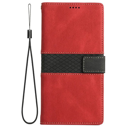 For Google Pixel 9 Pro / Pixel 9 Leather Case Grid Splicing Stand Wallet Phone Cover