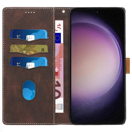 For Google Pixel 9 Pro / Pixel 9 Leather Case Grid Splicing Stand Wallet Phone Cover