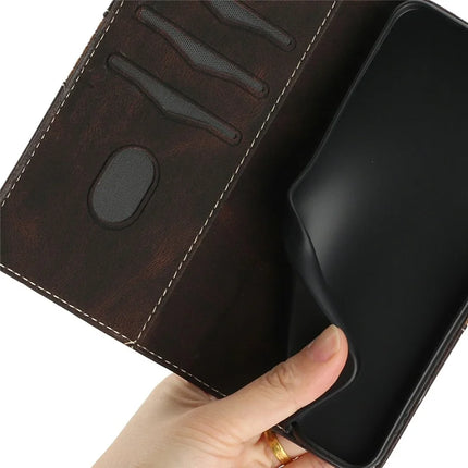For Google Pixel 9 Pro / Pixel 9 Leather Case Grid Splicing Stand Wallet Phone Cover