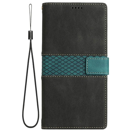 For Google Pixel 9 Pro / Pixel 9 Leather Case Grid Splicing Stand Wallet Phone Cover
