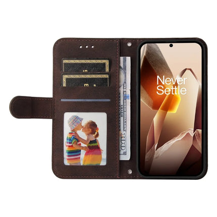 For OnePlus 13 Wallet Case Skin Touch Leather Phone Cover Tree Pattern Hardware