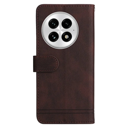 For OnePlus 13 Wallet Case Skin Touch Leather Phone Cover Tree Pattern Hardware