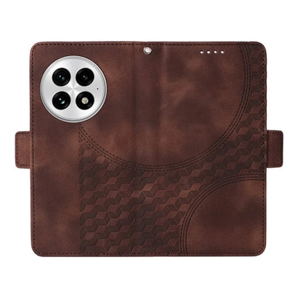 For OnePlus 13 Case PU Leather Phone Cover Rhombus Starry Imprinted