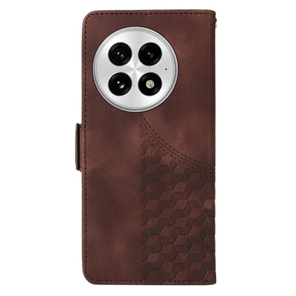 For OnePlus 13 Case PU Leather Phone Cover Rhombus Starry Imprinted