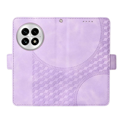 For OnePlus 13 Case PU Leather Phone Cover Rhombus Starry Imprinted