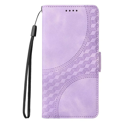 For OnePlus 13 Case PU Leather Phone Cover Rhombus Starry Imprinted