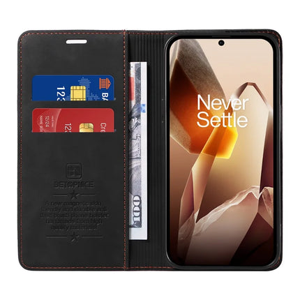 BETOPNICE 003 For OnePlus 13 Wallet Case Leather Phone Cover with Stand