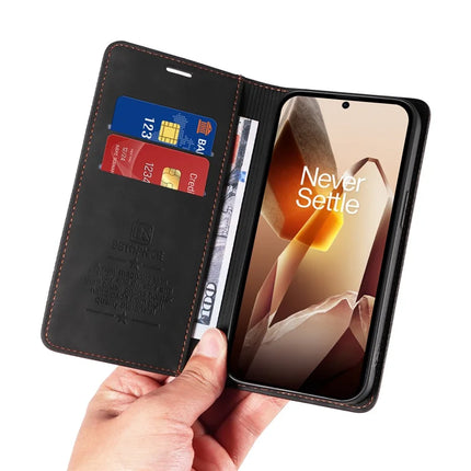 BETOPNICE 003 For OnePlus 13 Wallet Case Leather Phone Cover with Stand