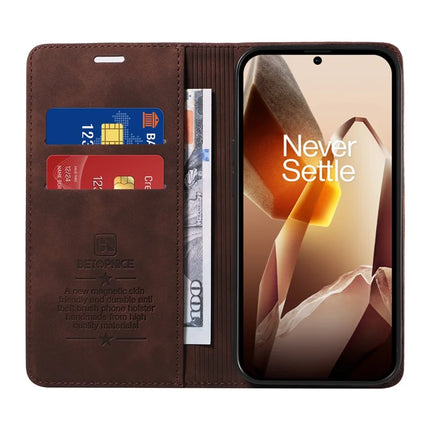 BETOPNICE 003 For OnePlus 13 Wallet Case Leather Phone Cover with Stand