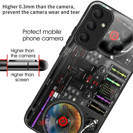 For Samsung Galaxy A16 5G  /  4G Case Tempered Glass TPU Drop-Proof Phone Cover Pattern Printing
