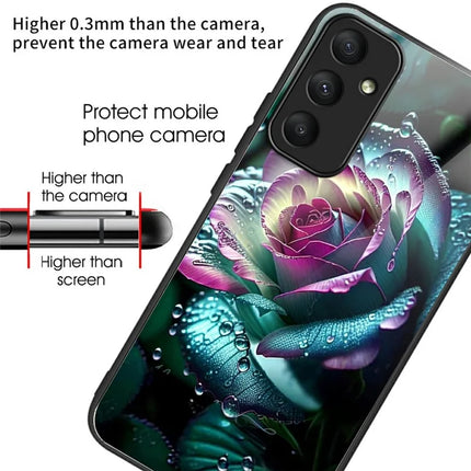 For Samsung Galaxy A26 5G Case Tempered Glass TPU Drop-Proof Pattern Printing Phone Cover