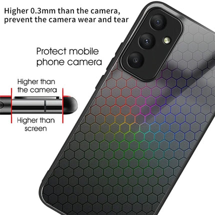 For Samsung Galaxy A36 5G Case Tempered Glass TPU Drop-Proof Phone Cover Pattern Printing