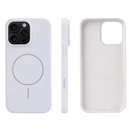 For iPhone 16 Pro Max Case Compatible with MagSafe Liquid Silicone Phone Back Cover with Camera Button