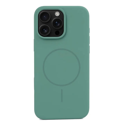 For iPhone 16 Pro Max Case Compatible with MagSafe Liquid Silicone Phone Back Cover with Camera Button