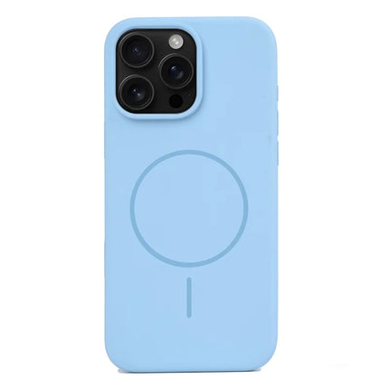 For iPhone 16 Pro Max Case Compatible with MagSafe Liquid Silicone Phone Back Cover with Camera Button