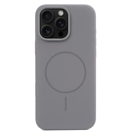 For iPhone 16 Pro Case Compatible with MagSafe Liquid Silicone Phone Back Cover with Camera Button