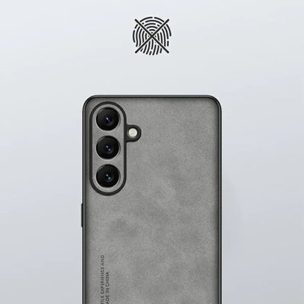 For Samsung Galaxy A16 5G  /  4G Case Suede Leather Texture TPU + PU Phone Back Cover