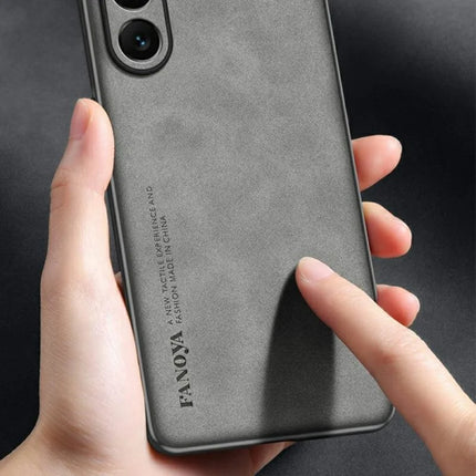 For Samsung Galaxy A16 5G  /  4G Case Suede Leather Texture TPU + PU Phone Back Cover