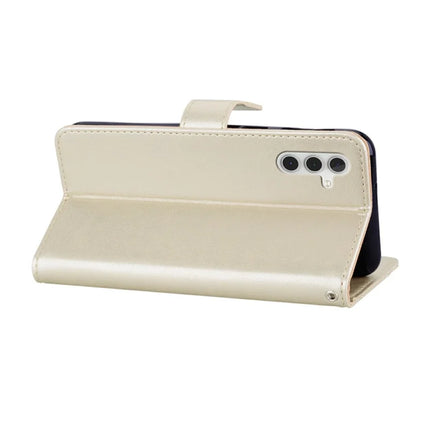 For Samsung Galaxy A36 5G Case Owl Flower Imprinted Leather Cover Wallet with Strap