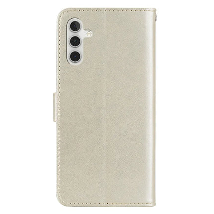 For Samsung Galaxy A36 5G Case Owl Flower Imprinted Leather Cover Wallet with Strap
