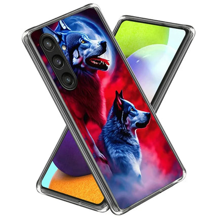 For Samsung Galaxy A26 5G Phone Case Pattern Printing Soft TPU Back Cover - Wolf