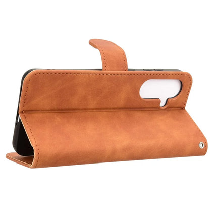 For Samsung Galaxy A26 5G Leather Case Skin-Feel Anti-Drop Wallet Flip Phone Cover