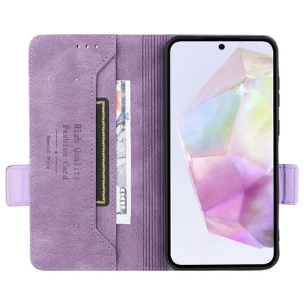 For Samsung Galaxy A26 5G Case Leather Wallet Flip Phone Cover with Hardware Decor