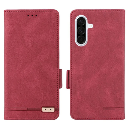 For Samsung Galaxy A26 5G Case Leather Wallet Flip Phone Cover with Hardware Decor - Rose