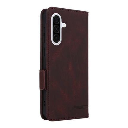 For Samsung Galaxy A56 5G Case Leather Wallet Flip Phone Cover with Hardware Decor