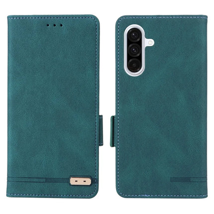 For Samsung Galaxy A56 5G Case Leather Wallet Flip Phone Cover with Hardware Decor - Blue