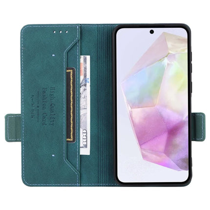 For Samsung Galaxy A56 5G Case Leather Wallet Flip Phone Cover with Hardware Decor