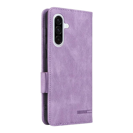 For Samsung Galaxy A56 5G Case Leather Wallet Flip Phone Cover with Hardware Decor