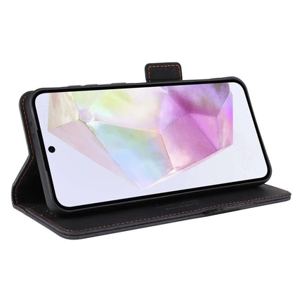 For Samsung Galaxy A56 5G Case Leather Wallet Flip Phone Cover with Hardware Decor