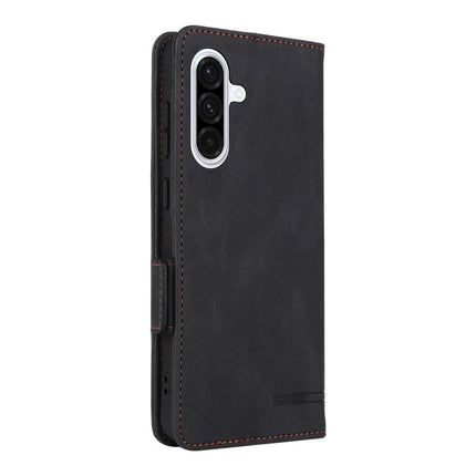 For Samsung Galaxy A56 5G Case Leather Wallet Flip Phone Cover with Hardware Decor